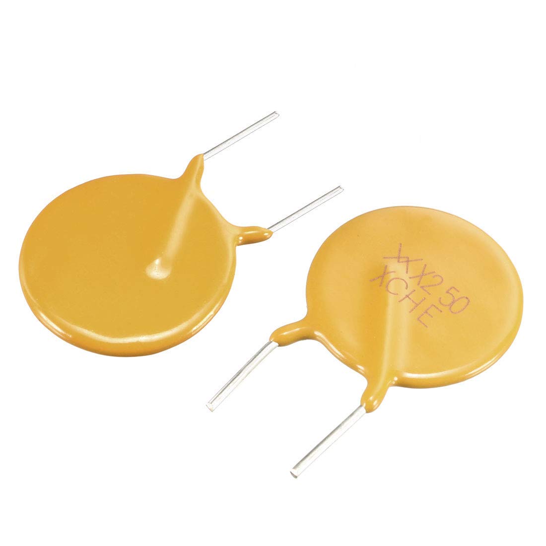 Amazon.co.jp: 72V 2.5Aリセット可能ヒューズラジアルリードPPTCポリ